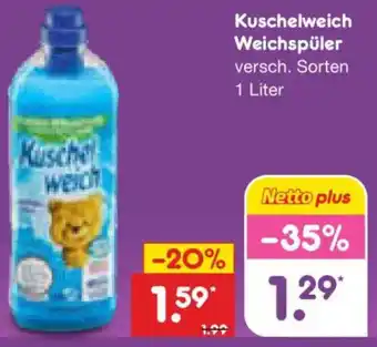 Netto Marken-Discount Kuschelweich Weichspüler Angebot
