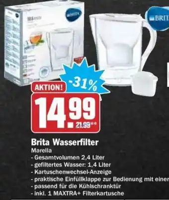 Hit Brita Wasserfilter Marella Angebot