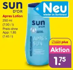 Netto Marken-Discount Sun d'or apres lotion Angebot