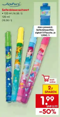 Netto Marken-Discount John Seifenblasenschwert Angebot