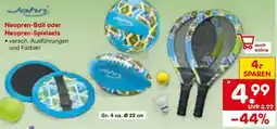 Netto Marken-Discount John Neopren-Ball oder Neopren-Spielsets Angebot