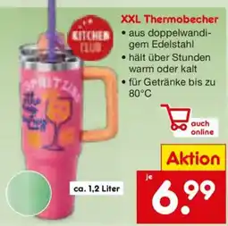 Netto Marken-Discount Kitchen club xxl thermobecher Angebot