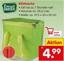 Netto Marken-Discount Living Garden Kühltasche Angebot