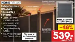 Netto Marken-Discount Home deluxe sichtschutzzaun callado Angebot
