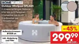Netto Marken-Discount HOMEDELUXE Outdoor Whirlpool SPLASH Angebot