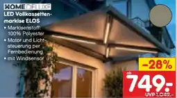 Netto Marken-Discount Home deluxe led vollkassettenmarkise elos Angebot