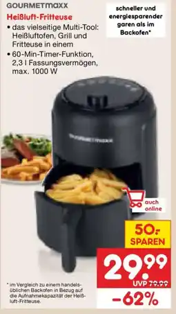 Netto Marken-Discount GOURMETmaxx Heißluft-Fritteuse Angebot