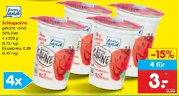 Netto Marken-Discount GUTES Land Schlagsahne Angebot