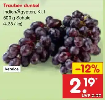 Netto Marken-Discount Trauben dunkel Angebot