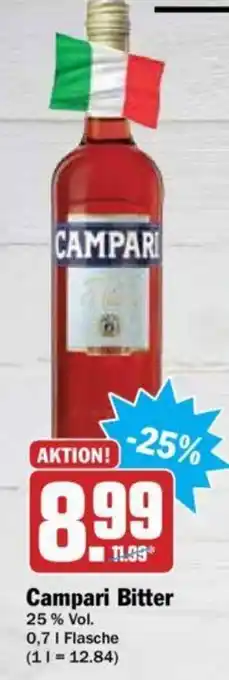 Hit Campari Bitter 0,7L Angebot