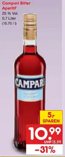Netto Marken-Discount Campari Bitter Aperitif Angebot