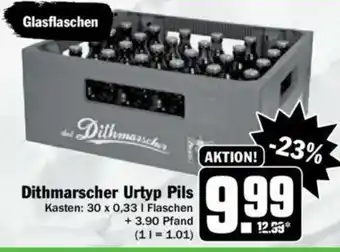 Hit Dithmarscher Urtyp Pils 30x0,33L Angebot