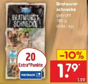 Netto Marken-Discount Bratwurstschnecke Angebot