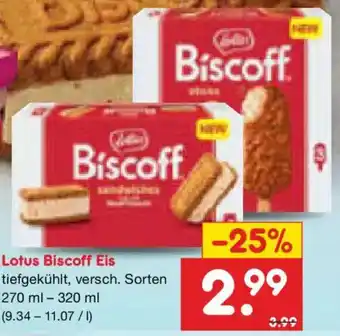 Netto Marken-Discount Lotus Biscoff Eis Angebot