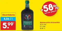 Netto Marken-Discount Meisterschütz Kräuterlikör Angebot