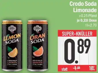 E-Center Crodo Soda Limonade Angebot