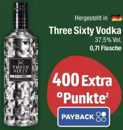 E-Center Three Sixty Vodka Angebot