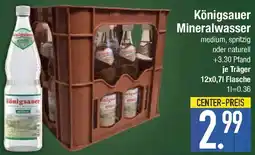 E-Center Königsauer Mineralwasser Angebot