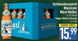 E-Center Schlossbrauerei Maxlrain Maxi Helles Angebot
