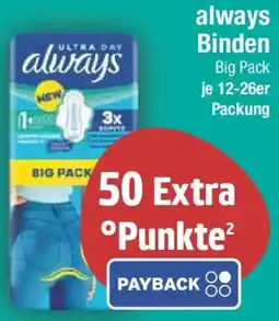 E-Center always Binden Angebot