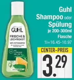 E-Center Guhl Shampoo oder Spülung Angebot