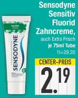 E-Center Sensodyne Sensitiv Fluorid Zahncreme Angebot