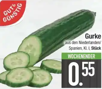 E-Center GUT & GUNSTIG Gurke Angebot
