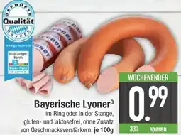E-Center Bayerische Lyoner Angebot