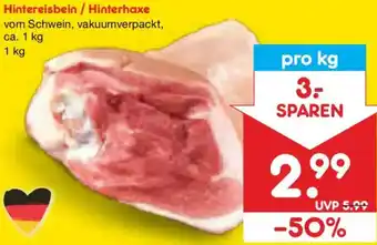 Netto Marken-Discount Hintereisbein/ Hinterhaxe Angebot