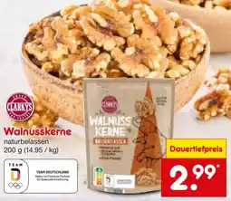 Netto Marken-Discount CLARKYS Walnusskerne Angebot