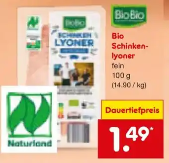 Netto Marken-Discount Bio Schinkenlyoner Angebot