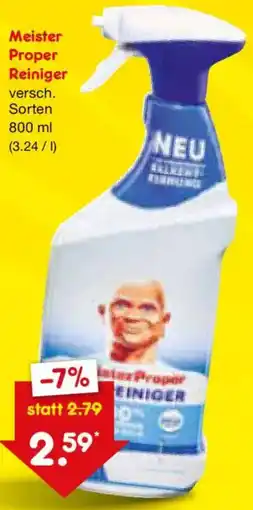 Netto Marken-Discount Meister Proper Reiniger Angebot