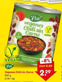 Netto Marken-Discount Veganes Chili sin Carne Angebot