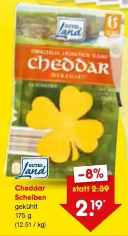 Netto Marken-Discount Cheddar Scheiben Angebot