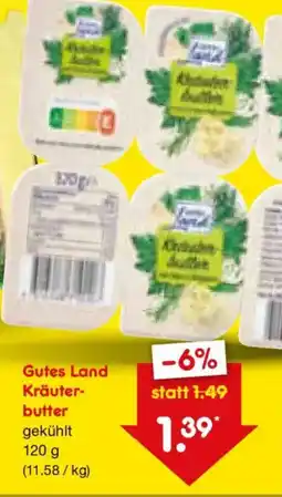 Netto Marken-Discount Gutes Land Kräuterbutter Angebot