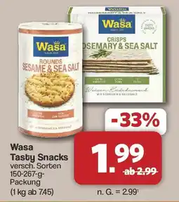 Famila Nord West Wasa Tasty Snacks Angebot