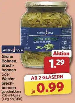 Famila Nord West KÜSTEN GOLD Grüne Bohnen, Brechbohnen oder Wachsbrechbohnen Angebot