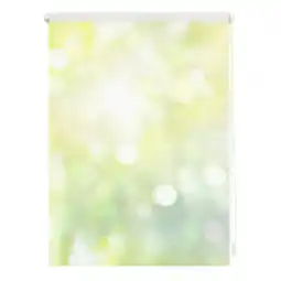 Netto Marken-Discount Lichtblick Rollo Klemmfix, ohne Bohren, Verdunkelung, Lichtspiel - Grün Gelb Angebot