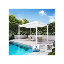 Netto Marken-Discount Weide_Deluxe_Pergola_Alu 3 m x 4 m x H 255 cm_weiss Angebot