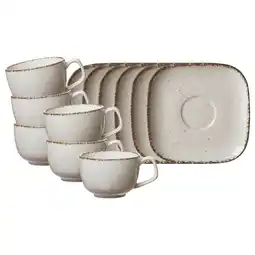 Netto Marken-Discount Ritzenhoff & Breker Kaffeetassen mit Untertassen Casa 200 ml 6er Set Angebot