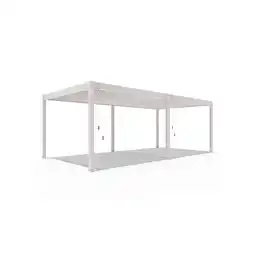 Netto Marken-Discount Weide_Deluxe_Pergola_Alu 3,6 m x 7,2 m x H 255 cm_sand Angebot