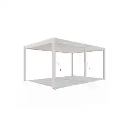 Netto Marken-Discount Weide_Deluxe_Pergola_Alu 3,6 m x 5,3 m x H 255 cm_sand Angebot