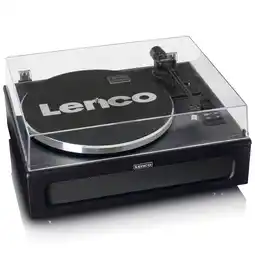 Netto Marken-Discount Lenco LS-430BK - Plattenspieler mit 4 eingebauten Lautsprechern versch. Ausführungen Angebot