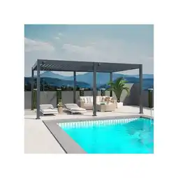 Netto Marken-Discount Weide_Deluxe_Pergola_Alu 3,6 m x 5,3 m x H 255 cm_anthrazit Angebot