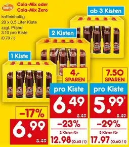 Netto Getränke Discount limetto Cola-Mix oder Cola-Mix Zero Angebot