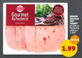 PENNY Berger Gourmet Aufschnitt 200g Angebot