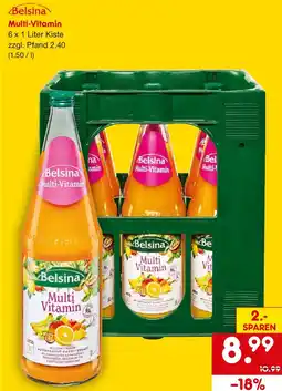 Netto Getränke Discount Belsina Multi-Vitamin Angebot