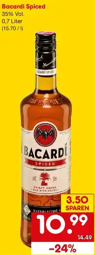 Netto Getränke Discount Bacardi Spiced Angebot