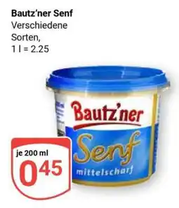 Globus Bautz’ner Senf Angebot