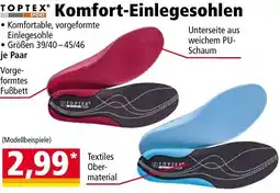 Norma TOPTEX Komfort-Einlegesohlen Angebot